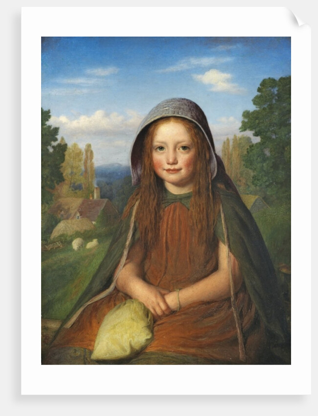 A Girl, 1861 by Edward Thompson Davis