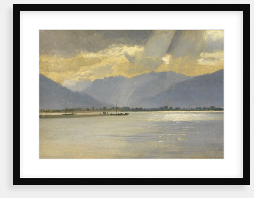 A Mountain Landscape by Italian School