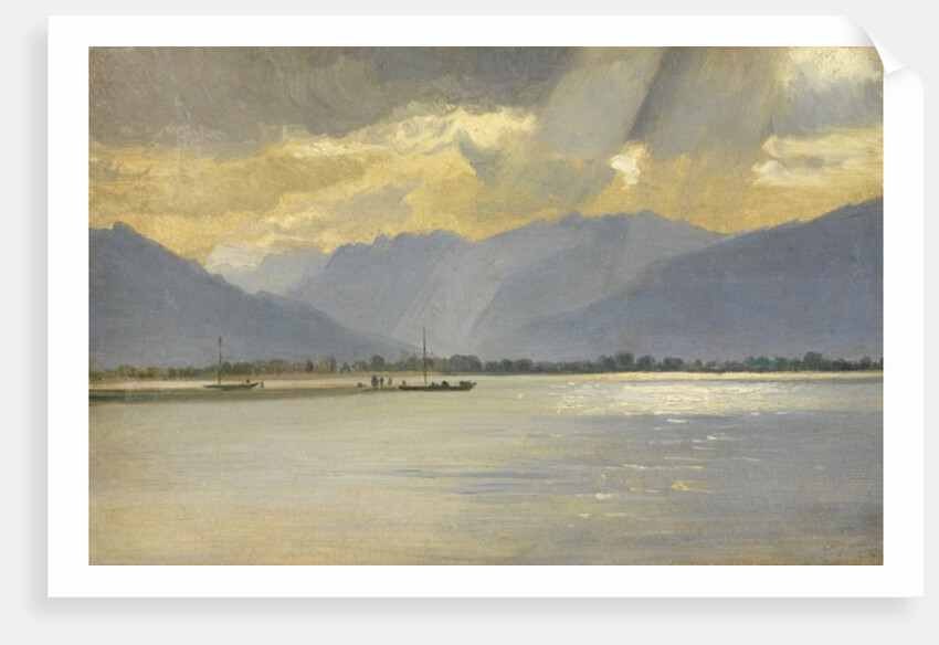 A Mountain Landscape by Italian School