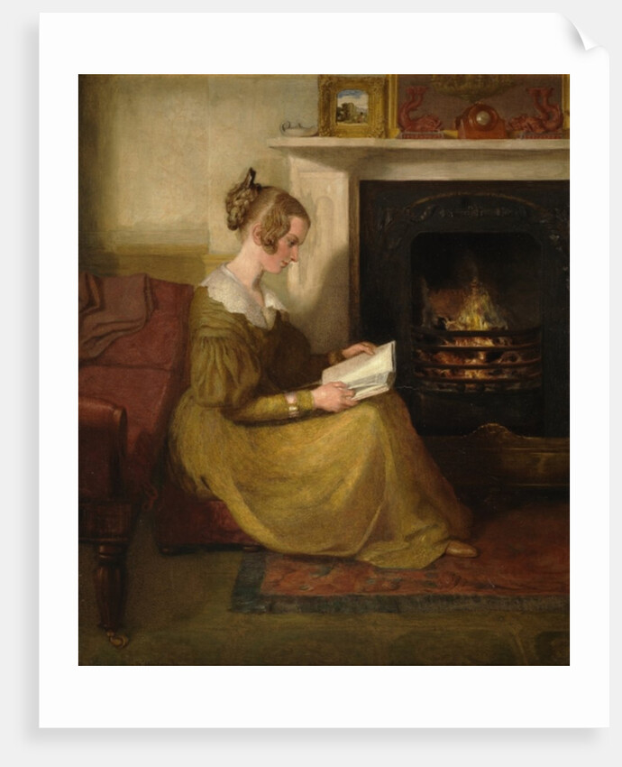A Fireside Read, c.1825 by William Mulready