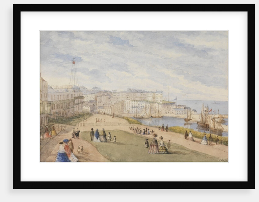 Ramsgate, West Cliff, 1857 by English School