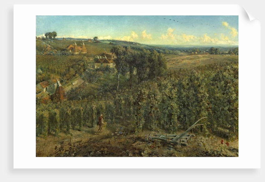 The Hop-Gardens of England, c.1875 by Cecil Gordon Lawson