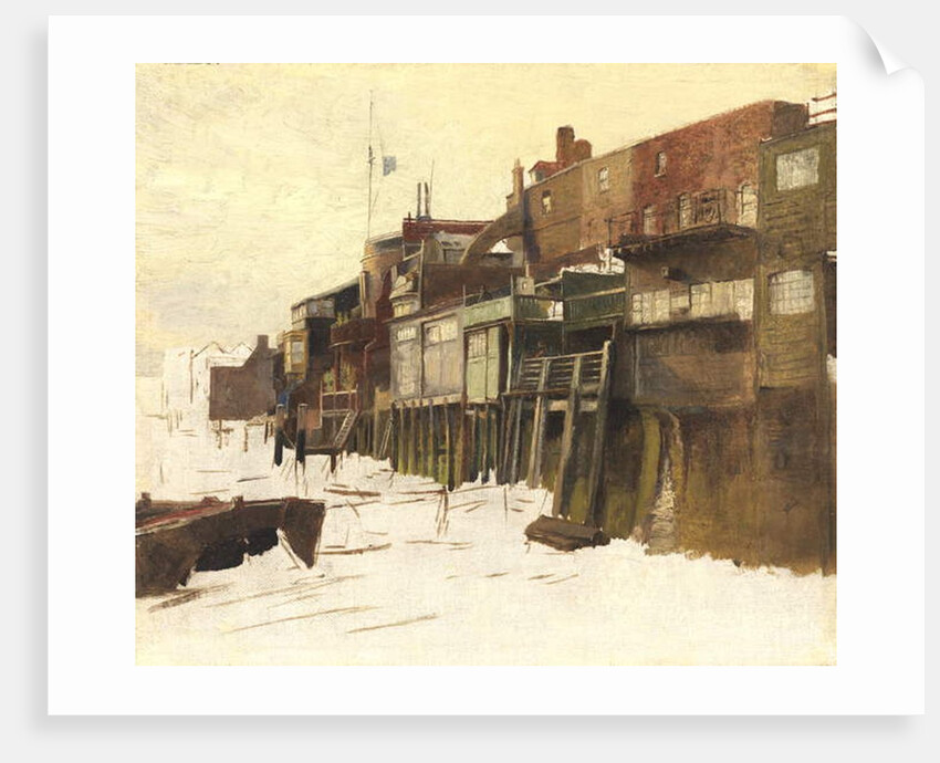 Sketch for 'London River', c.1875 by Charles Napier Hemy