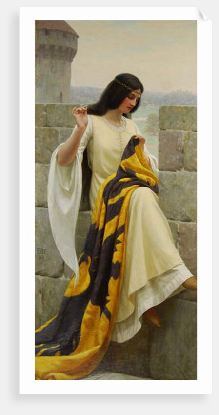 Stitching the Standard, 1911 by Edmund Blair Leighton