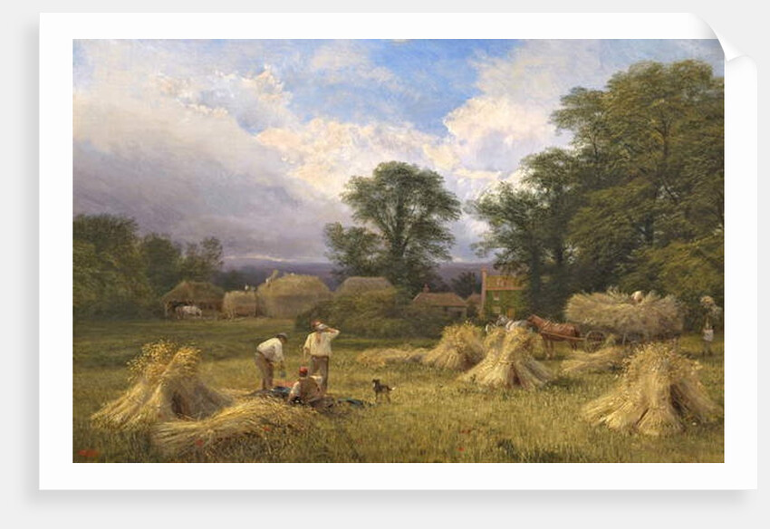 Harvest Time, 1883 by George Vicat Cole