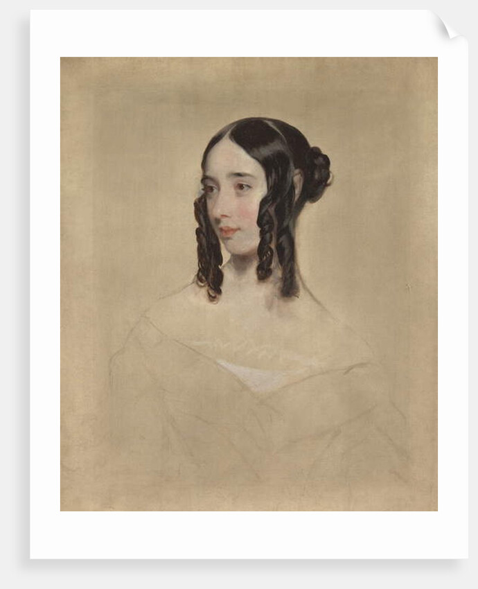 Study of a Young Woman, 1847 by Henry Room