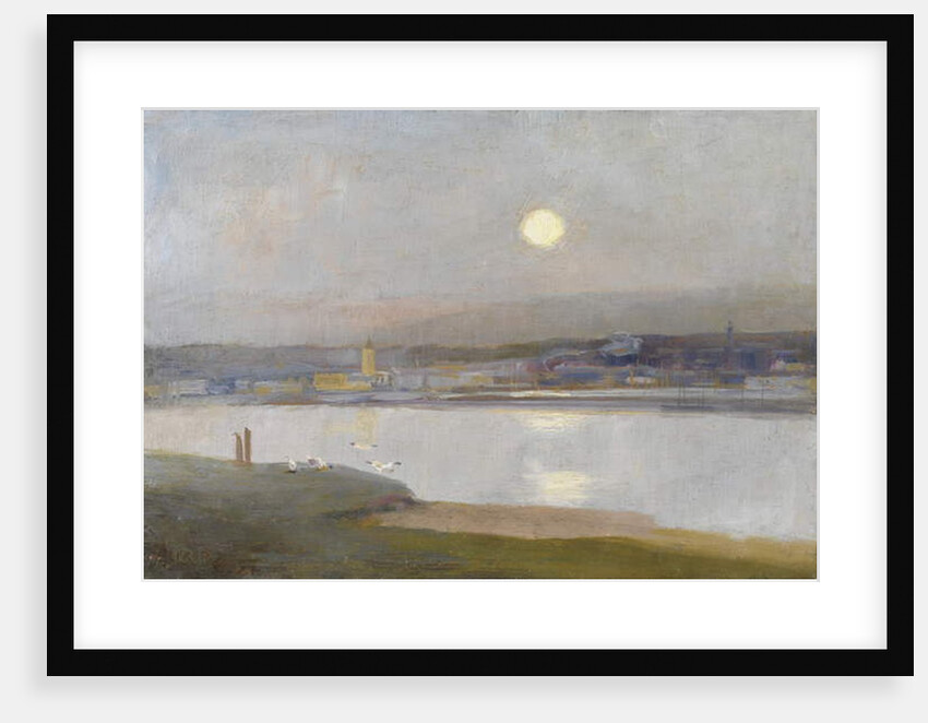 Moonrise Over Hayle by Alfred East