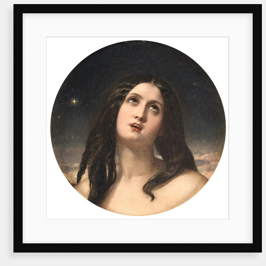 Young Woman Gazing Upward by William Edward Frost