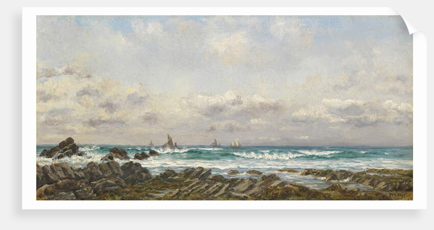 Boats at Sea, 1885 by William Lionel Wyllie