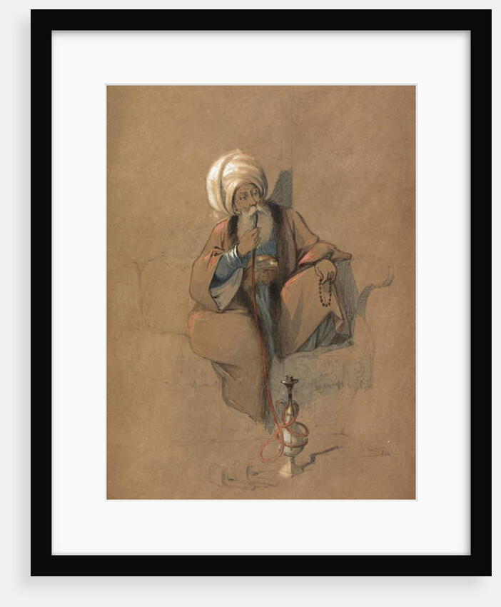 A Huqqa Smoker by Amadeo Preziosi