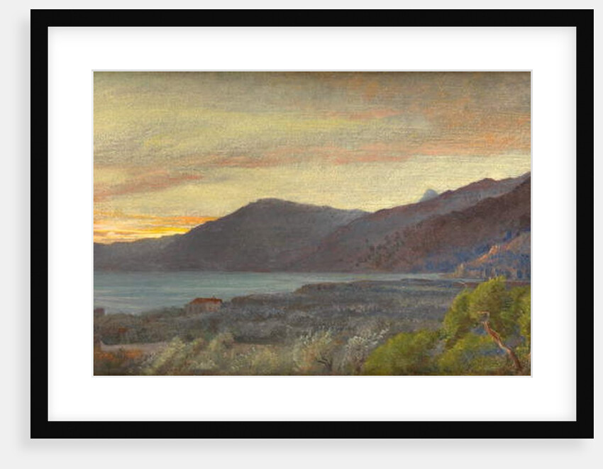 View from Bordighera, 1882 by George 9th Earl of Carlisle Howard
