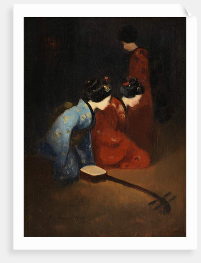 Geisha Musicians by Mortimer Ludington Menpes