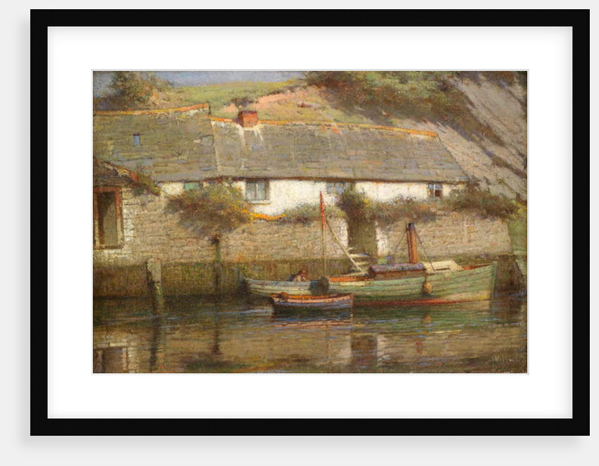 A Riverside Cottage by James Valentine Jelley