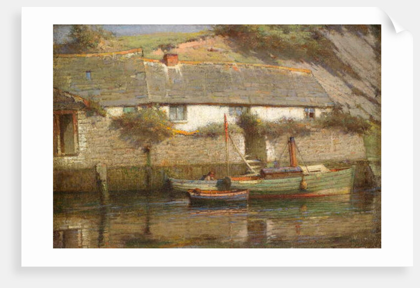 A Riverside Cottage by James Valentine Jelley