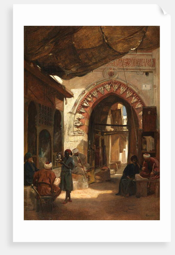 The Grand Bazaar, Cairo, 1869-70 by Frederick Goodall