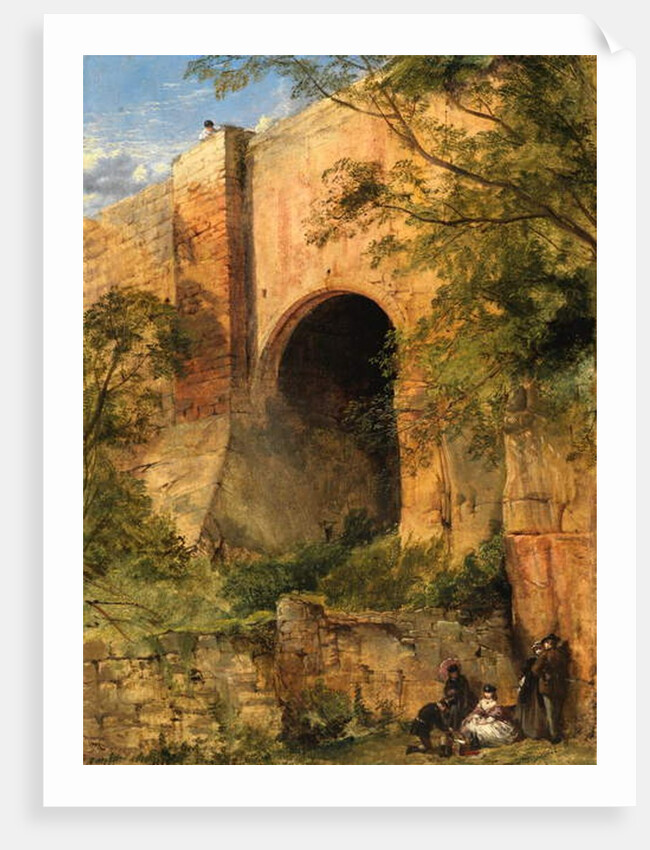 Roslyn Castle: Picnic by Thomas Creswick