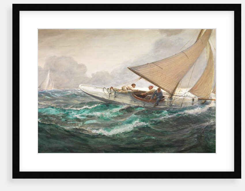 A Haul on the Mainsheet, 1910 by Charles Napier Hemy