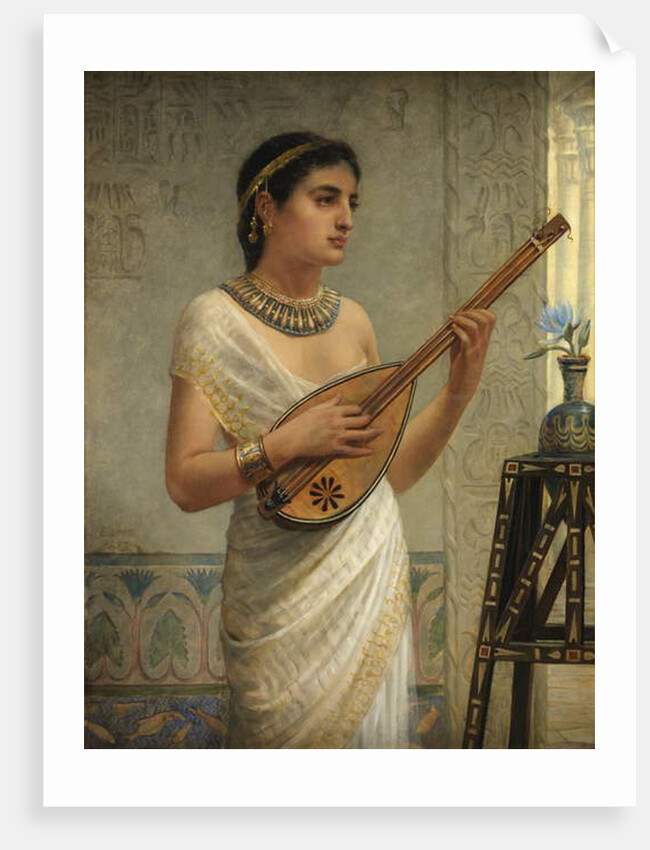 The Mandolin Player, 1886 by Edwin Longsden Long