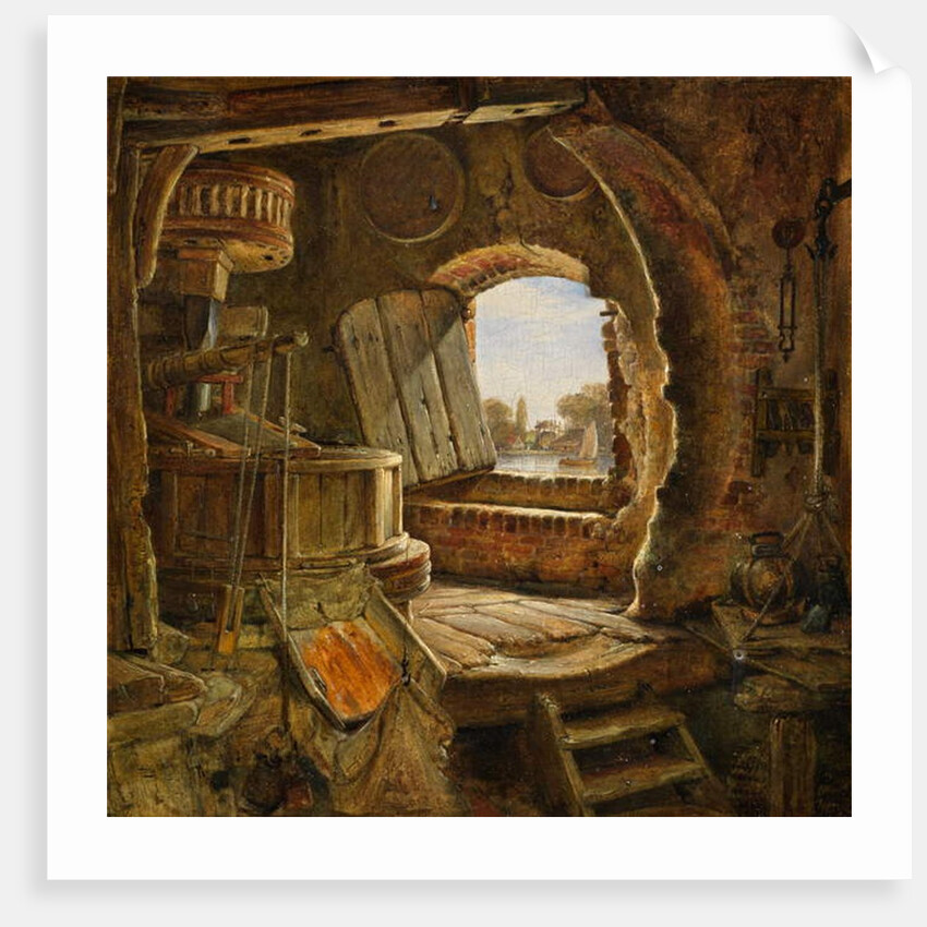 Rembrandt's Father's Mill, 1843 by Edward William Cooke