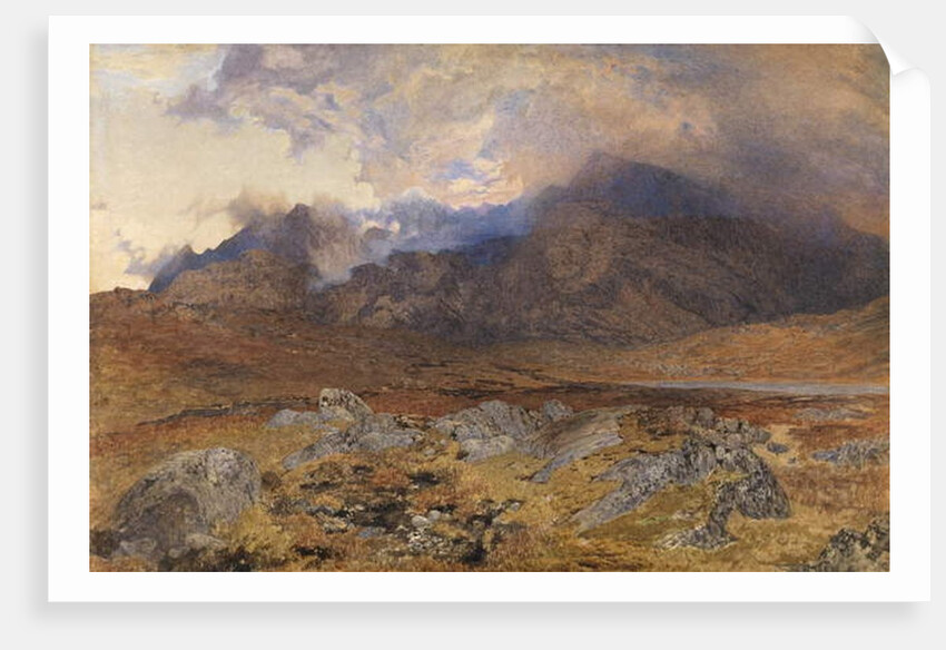 Snowdon after an April Hailstorm by Alfred William Hunt