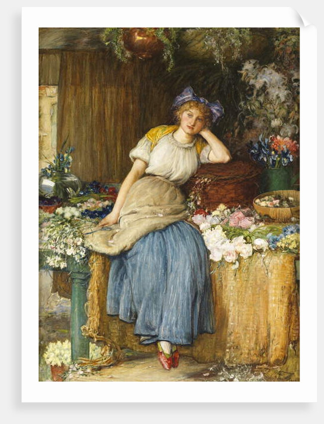The Alsatian Flower Girl, 1900 by Robert Walker Macbeth
