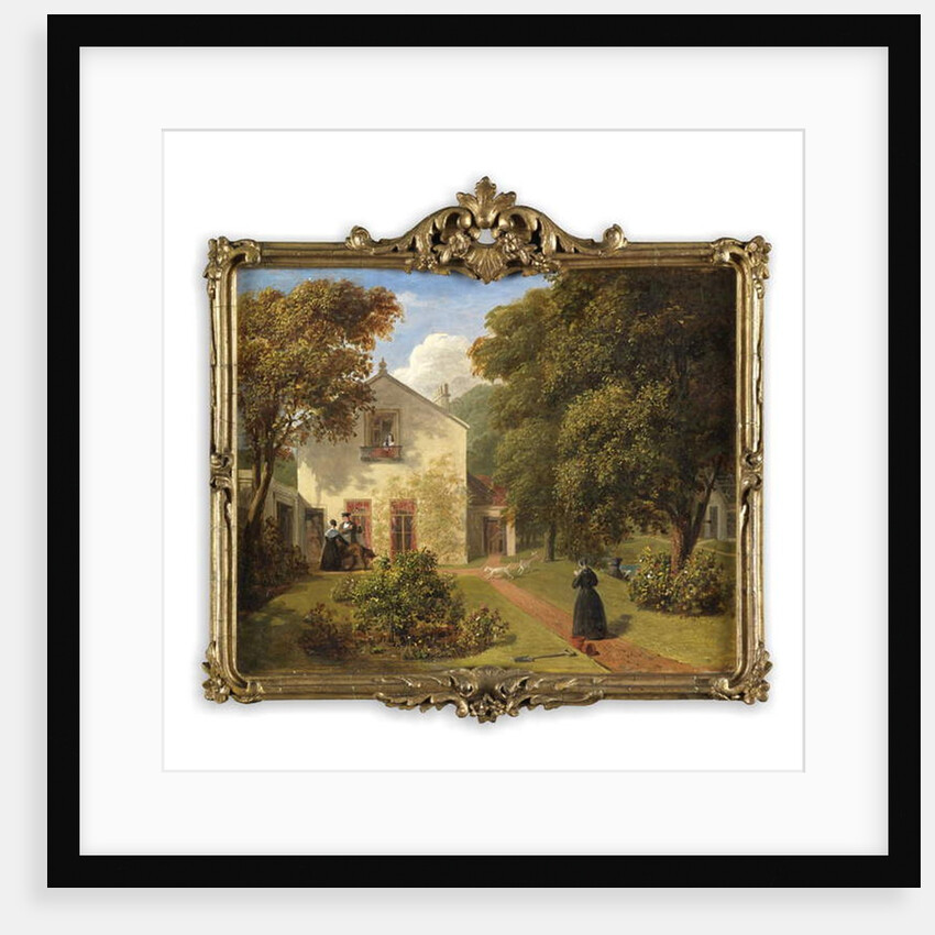 A Sunlit Garden by George Lance