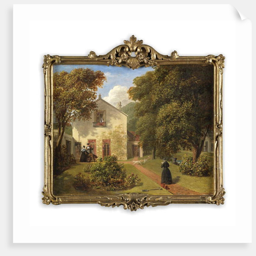 A Sunlit Garden by George Lance