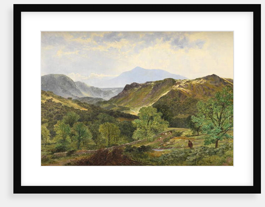 Moel Siabod - in the Valley of the Lledr, 1871 by Benjamin Williams Leader