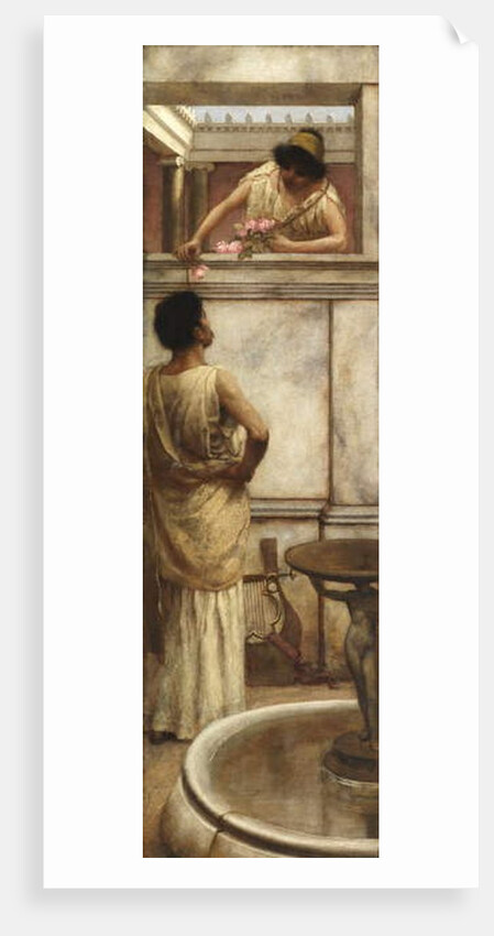 After the Serenade by John William Godward