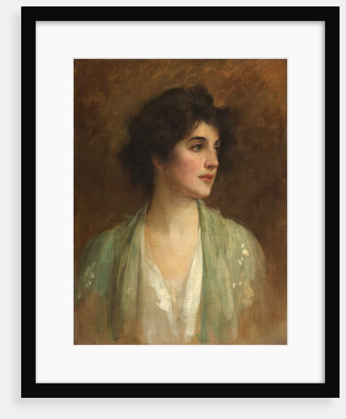 The Green Shawl by Samuel Luke Fildes