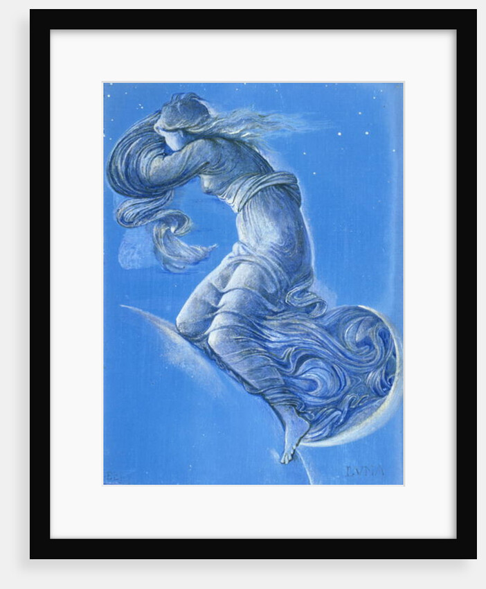 Luna by Edward Coley Burne-Jones