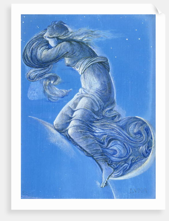 Luna by Edward Coley Burne-Jones
