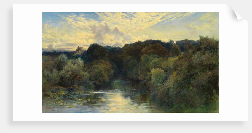 On the Greta, Yorkshire, 1890 by Keeley Halswelle