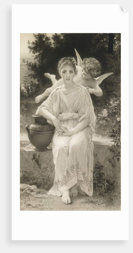 The First Whisper of Love, after Bouguereau by John Douglas Miller