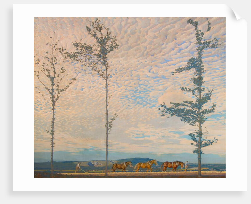 The Wooden Plough by Edward Louis Lawrenson