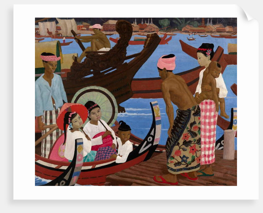 The Embarkation, 1920s by Ernest Procter