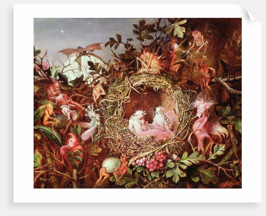 Fairies in a Bird's Nest by John Anster Fitzgerald