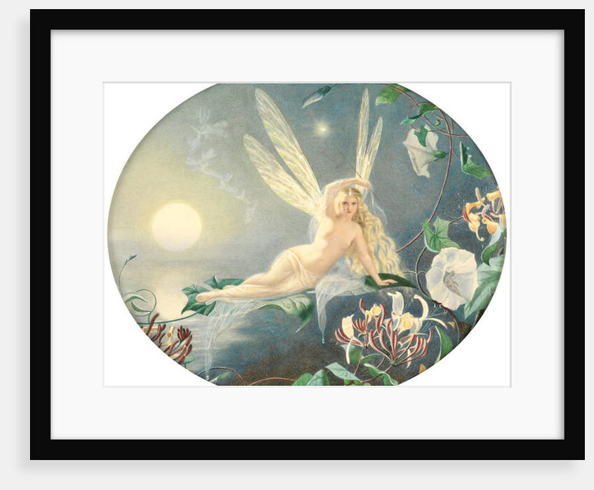 Fairy Resting on a Leaf, c.1860 by John Simmons