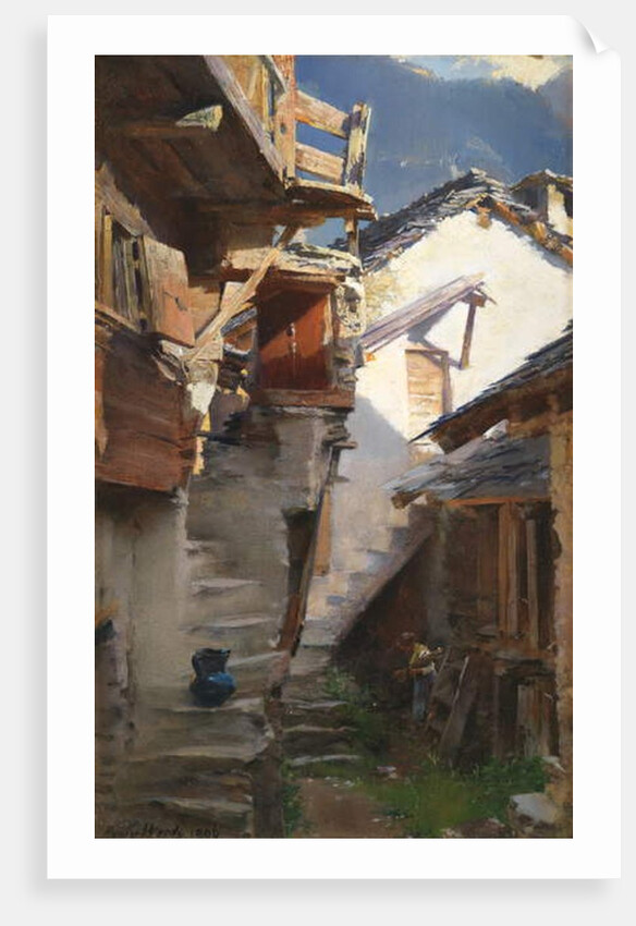 In the Rhone Valley, 1896 by Henry Woods