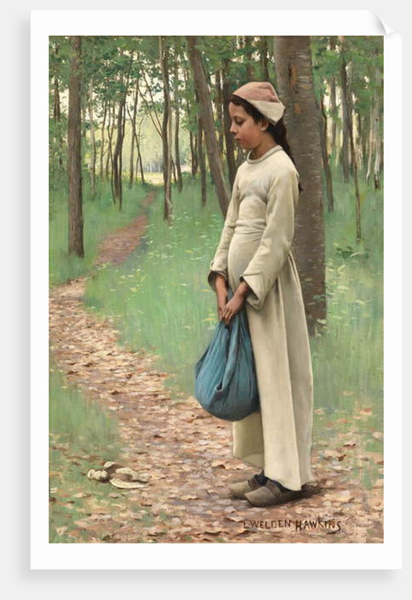 Girl with Bindle by Louis Welden Hawkins