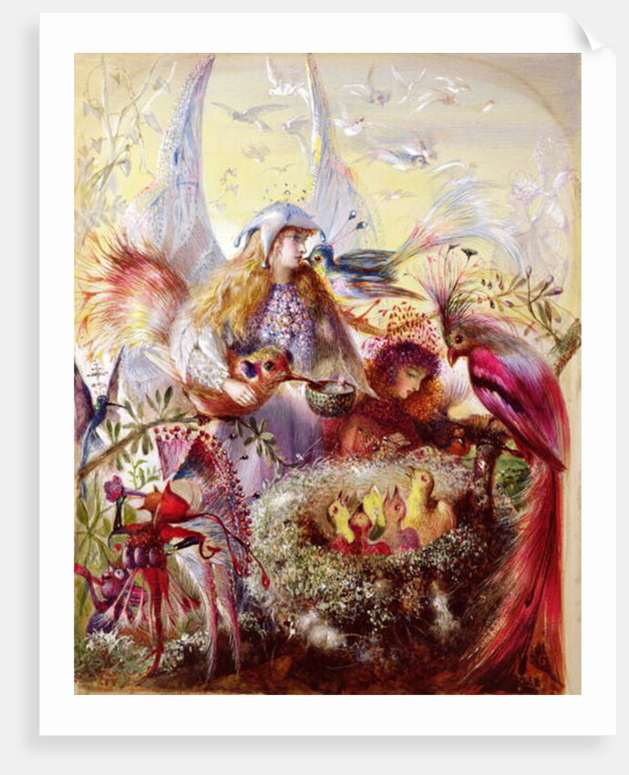 Fairies with Birds by John Anster Fitzgerald