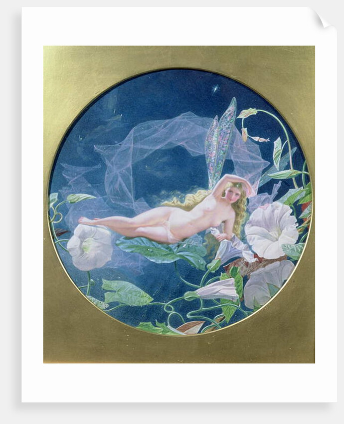 Titania Lying on a Leaf by John Simmons