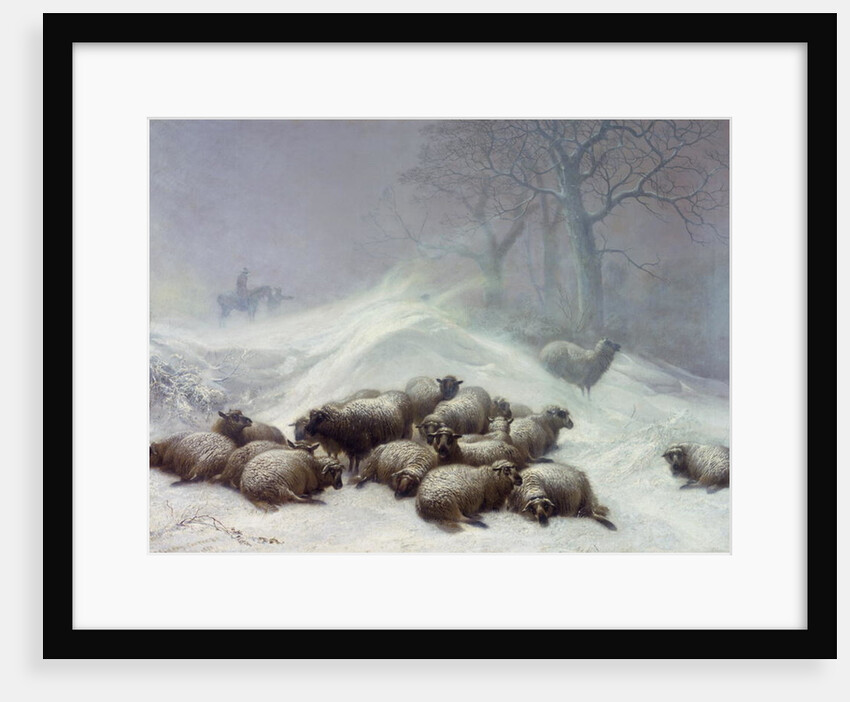 Under the Shelter of the Shapeless Drift, January 18th 1881 by Thomas Sidney Cooper