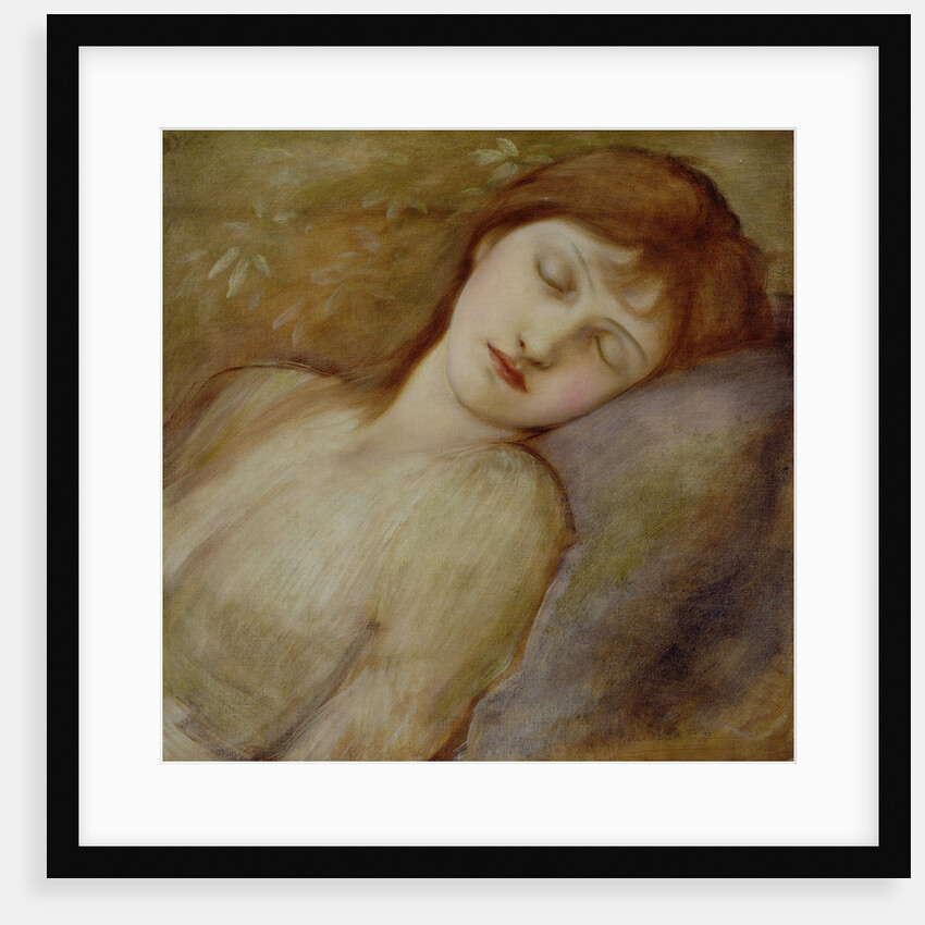 Study for the Sleeping Princess in 'The Briar Rose' Series, c.1881 by Edward Coley Burne-Jones