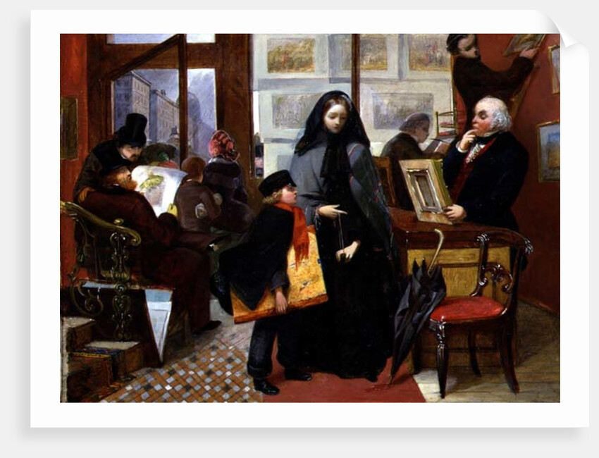 Study for 'Nameless and Friendless', c.1857 by Emily Mary Osborn