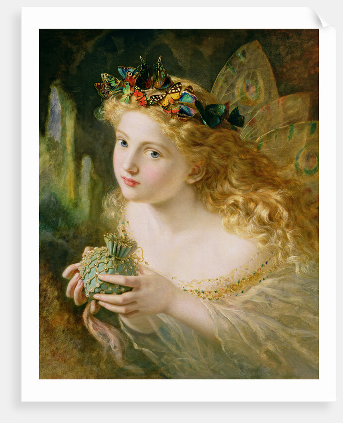 A portrait of a fairy, 1869 by Sophie Anderson