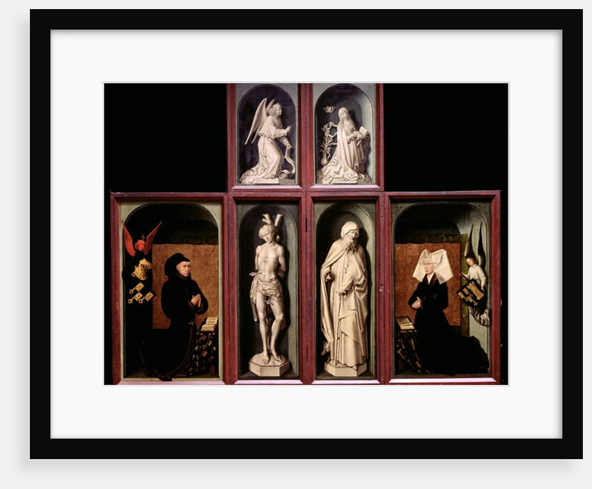 The Last Judgement when closed by Rogier van der Weyden