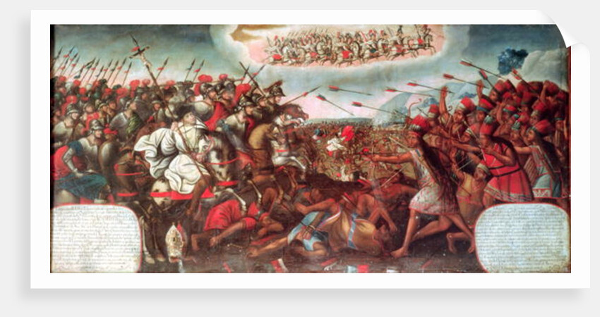 Battle scene by School Peruvian