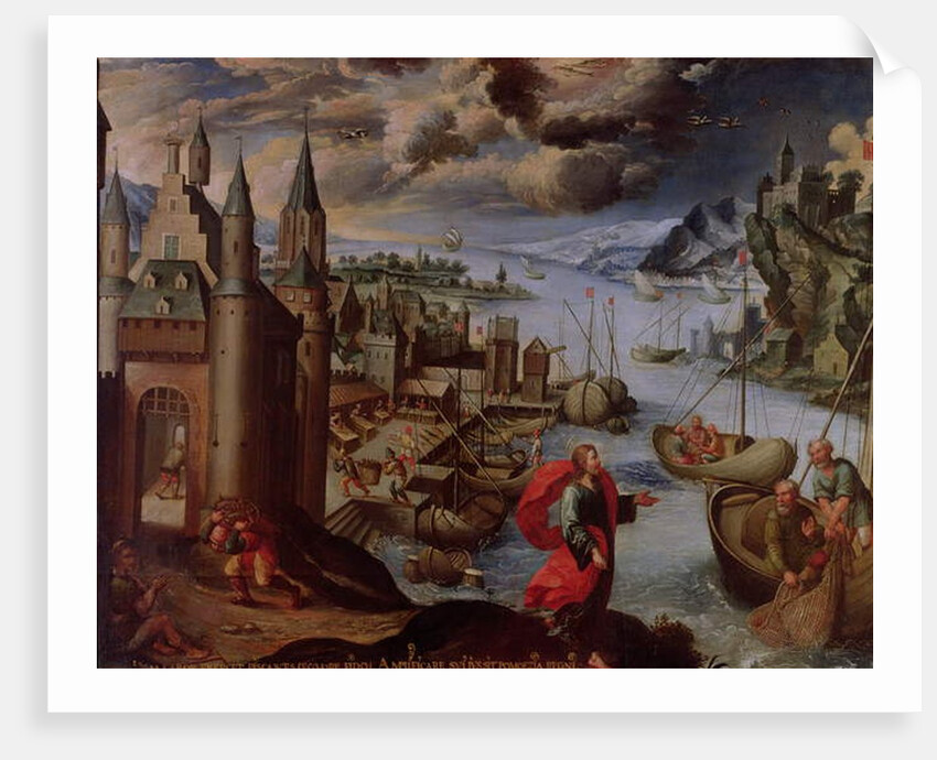 Christ calling St. Peter and St. Andrew by Diego Quispe Tito