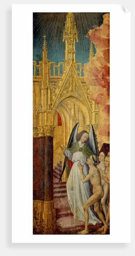 The Good being led to Heaven by Rogier van der Weyden